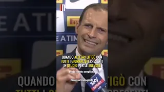 ALLEGRI RISPONDE MALE a TUTTI in DIRETTA #Shorts