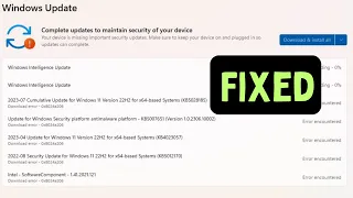 How to Fix Windows Update Download Error 0x8024a206 in Windows 11