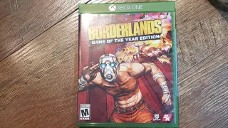 Borderlands: Game of the Year Edition Xbox One Unboxing