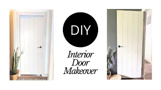 DIY Interior Door Makeover | How To Upgrade Ugly Doors