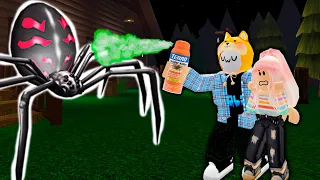 БОРЕМСЯ С ПАУКАМИ С ЙОШИ! Roblox Spider