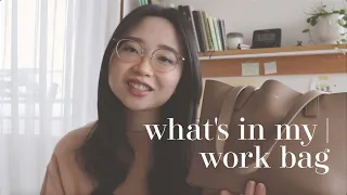 what's in my bag | work edition