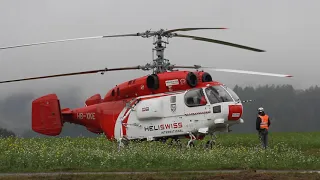 Kamov KA-32A12 | HB-XKE | Heliswiss International | Helicopter | Engine Start and Take off
