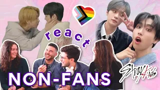 My gay friends react to MINSUNG moments 🌼 from Stray Kids