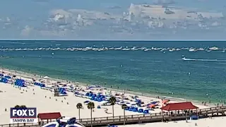 Time-lapse: Clearwater Beach Trump boat parade