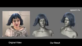 Dynamic Hair Modeling from Monocular Videos using Deep Neural Networks