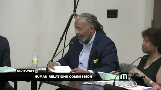 09/12/22 Metro Human Relations Commission