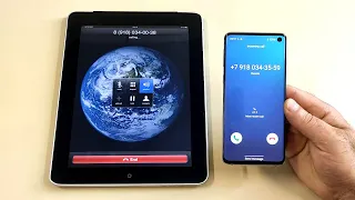 Samsung Galaxy S10 vs iPad1 Incoming & Outgoing Call