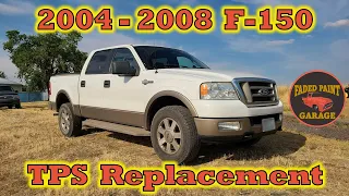 2004-2008 F-150 Throttle Position Sensor Replacement the QUICK and EASY way! Code P2104 P2111 P2112