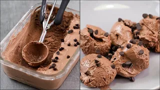 NO CONDENSED MILK CHOCOLATE ICE CREAM | EASY CHOCOLATE ICE CREAM RECIPE | N'Oven