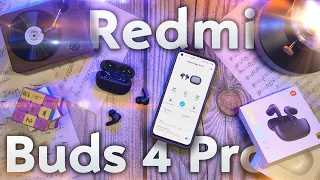 LDAC, Мультипоинт и Активный шумодав за 55$ - Наушники Redmi Buds 4 Pro Глобальная версия