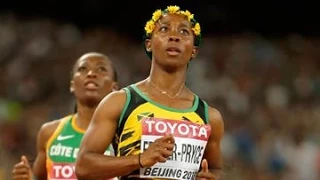 Shelly Ann Fraser Pryce Wins  Women's 100m Beijing 2015