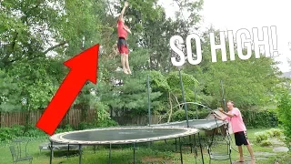 HOW TO GET HIGHER BOUNCE ON A TRAMPOLINE!