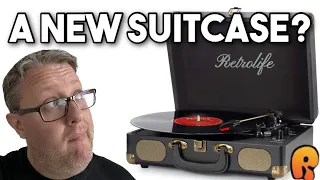 Retrolife Suitcase Turntable - Unboxing & Review!