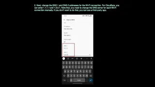Change the DNS Server on Android On Android 8 1 and Older