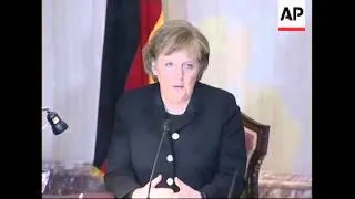 Egyptian president, German Chancellor on MidEast situation