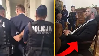 SKANDAL! POLICJA PRZEPĘDZA BRAUNA Z MINISTERSTWA! "Dopuszczacie się PRZESTĘPSTWA!"