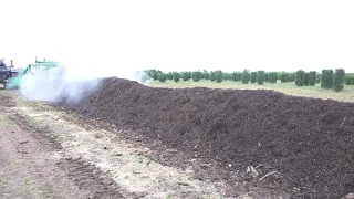 Compost windrow