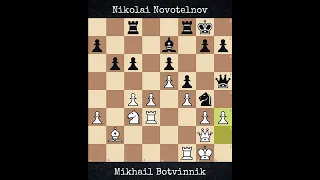 Mikhail Botvinnik vs Nikolai Novotelnov | USSR Championship (1951)