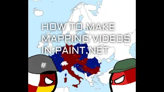 How to make mapping videos in paint.net