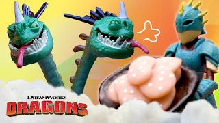2 Headed Dragon Ate ALL the Cookies 🍪🐉 DRAGONS Compilation - Best of Barf & Belch Pretend Toy Story