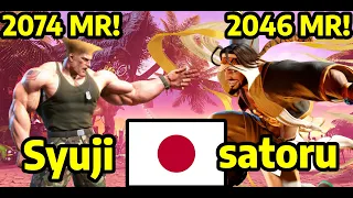 🔥 STREET FIGHTER 6 ➥ Syuji (GUILE ガイル) VS. satoru (RASHID ラシード) 4K MASTER RANKS 🔥