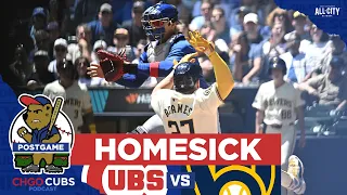 Gary Sanchez blast sinks Cubs, Chicago drops 3 of 4 to Brewers | CHGO Cubs POSTGAME Podcast