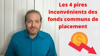 Les 4 inconvénients majeurs des fonds communs de placement