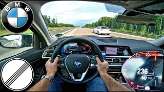 BMW 320i G20 184 HP | German Autobahn |  0-100 km/h & 100-200km/h | Test Drive