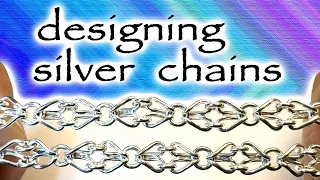 How to make unique silver chain designs.