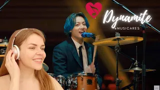 Of course he can play the drums... BTS (방탄소년단) 'Dynamite' @ Music on a Mission | MusiCares Reaction