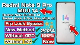 Realmi note 9s Pro FRP Bypass | MIUI 14 | Realmi note 9 Pro Google Account Bypass ...