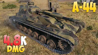 A-44 - 7 Kills 4.8K DMG - Beginning! - World Of Tanks