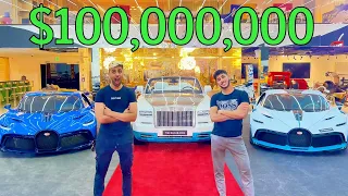 Dubai’s richest kid $100,000,000 Private Bugatti Collection !!!