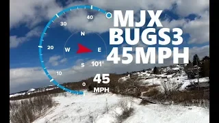 MJX BUGS 3 45 MPH Speed Clocked GoPro Hero 7 Black Drone Flight Review