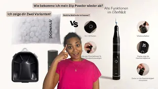 Doonails Remove Möglichkeiten fürs Dip Powder / Zwei einfache Varianten / Tutorial / Deutsch