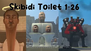 Skibidi Toilet 1-26 ALL Seasons (All Episodes) | Credits: @DaFuqBoom