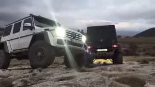Exclusive Mercedes-Benz G500 4x4² Review Off-Road with GTspirit