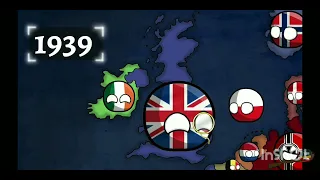 History of England and its neighbours (1900 - 2023) Countryballs