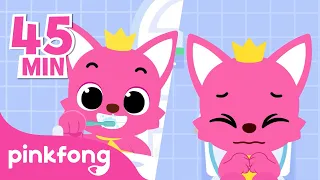 [ALL] Keeps Healthy Habits with Pinkfong! | Visit Doctor Hero & Brush Your Teeth | Compilation