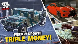 TRIPLE MONEY, DISCOUNTS & NEW PODIUM CAR | GTA ONLINE WEEKLY UPDATE