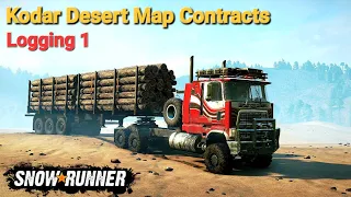 SnowRunner: Kodar Desert Map Contracts - Logging 1 @TIKUS19
