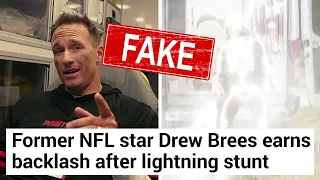 Drew Brees Could Be SUED After Getting SLAMMED For Fake Lightning Strike PointsBet Video