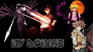 [ AMV ] - My demons | Аниме клип |