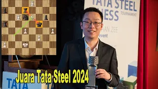 Wei Yi Juara !! Final Tata Steel 2024
