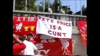 New footage - Liverpool FC fans Taksim Square, Istanbul 25th May 2005