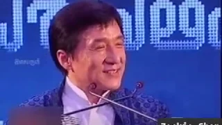 Jackie chan speaks tamil| Chinese master jackie chan in tamilnadu|Jackie chan master