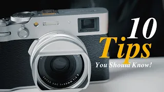 Fujifilm x100vi - 10 TIPS & SETTING you should know!