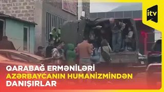 Qarabağı könüllü tərk edən erməni sakinlər Ermənistanda rusiyalı jurnalistə bu sözləri dedilər