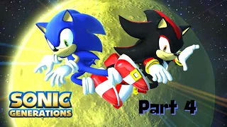 Sonic Generations (2011) Part 4 - Boss fights Vs Shadow and Perfect Chaos